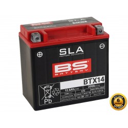 Μπαταρία BS BTX14 / YTX14 GEL Μπαταρία BS BTX14 / YTX14 GEL